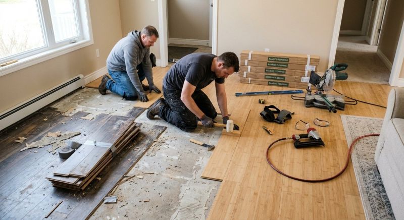 Bamboo Flooring Installation in Issaquah, WA