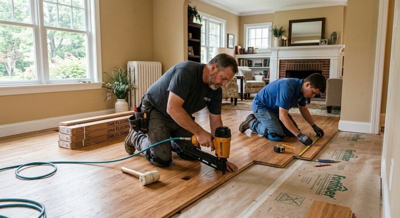 Hardwood Floor Installation in Federal Way, WA
