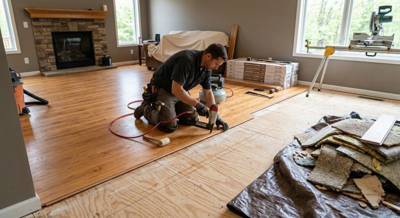 Hardwood Floor Installation in Federal Way, WA