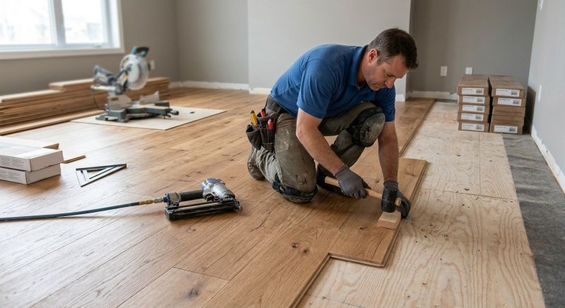 Hardwood Floor Installation in Seattle, WA