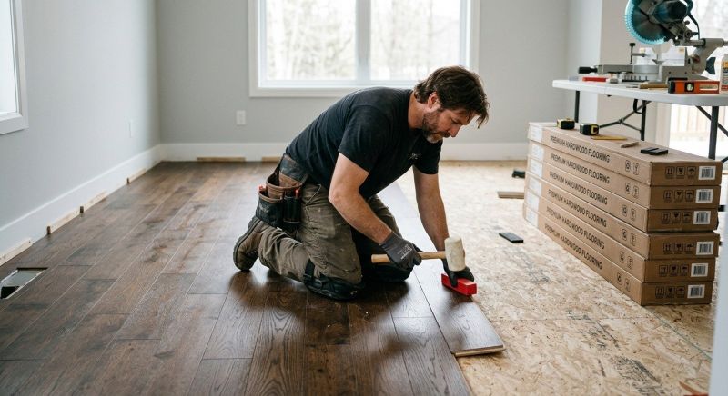 Hardwood Floor Installation in Vashon, WA