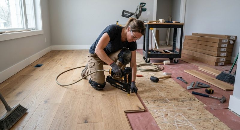 Hardwood Floor Installation in Woodinville, WA