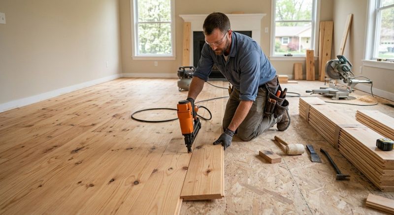Maple Flooring Installation in Bellevue, WA
