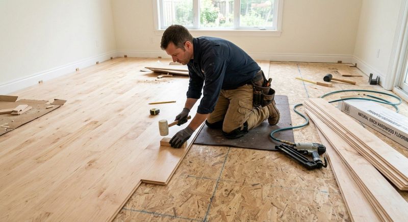 Maple Flooring Installation in Black Diamond, WA