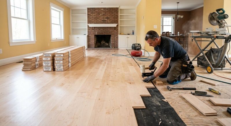 Maple Flooring Installation in King County, WA