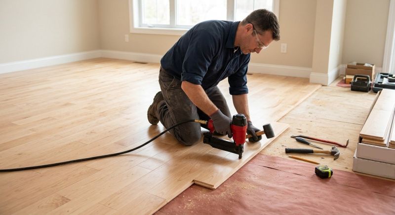 Maple Flooring Installation in Renton, WA