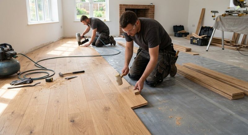 Oak Floor Installation in Duvall, WA
