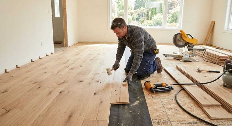 Oak Floor Installation in Issaquah, WA