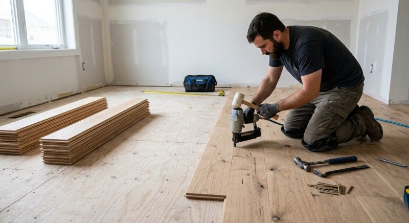 Oak Floor Installation in Maple Valley, WA