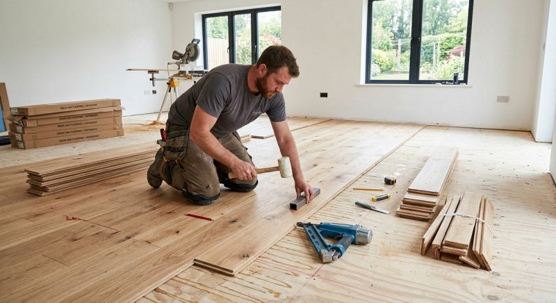 Oak Floor Installation in Mercer Island, WA