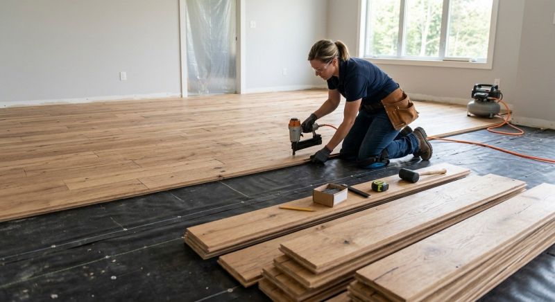 Plank Floor Installation in Issaquah, WA
