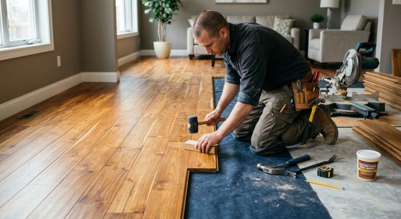 Teak Flooring Installation in Issaquah, WA