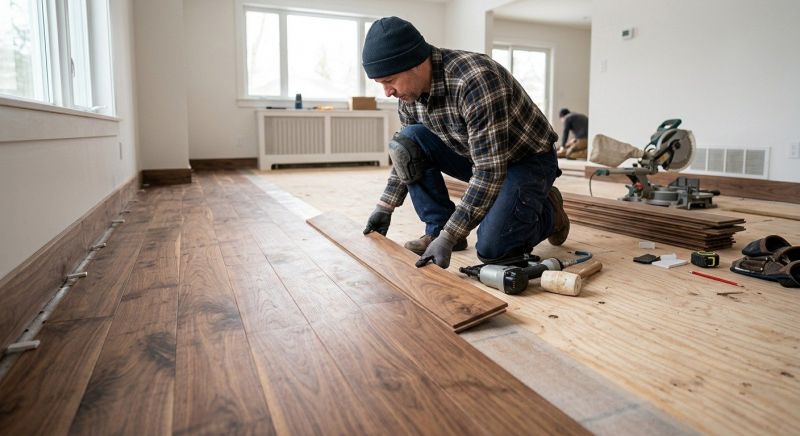 Walnut Flooring Installation in Issaquah, WA