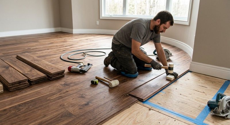Walnut Flooring Installation in Issaquah, WA
