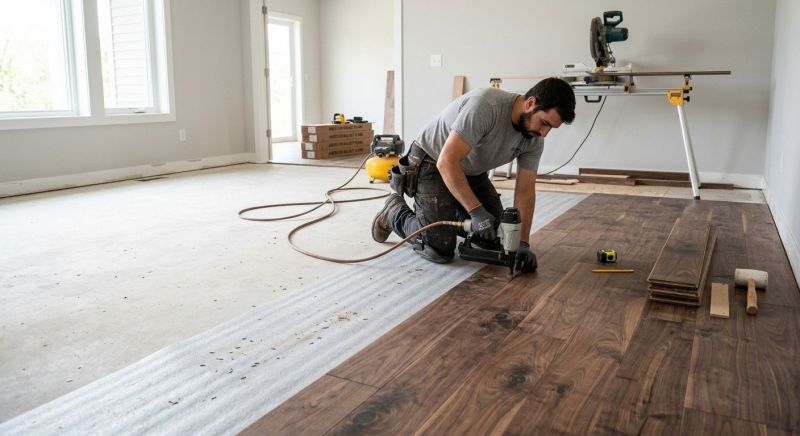 Walnut Flooring Installation in Issaquah, WA