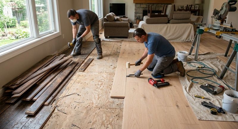 Wood Floor Replacement in Auburn, WA