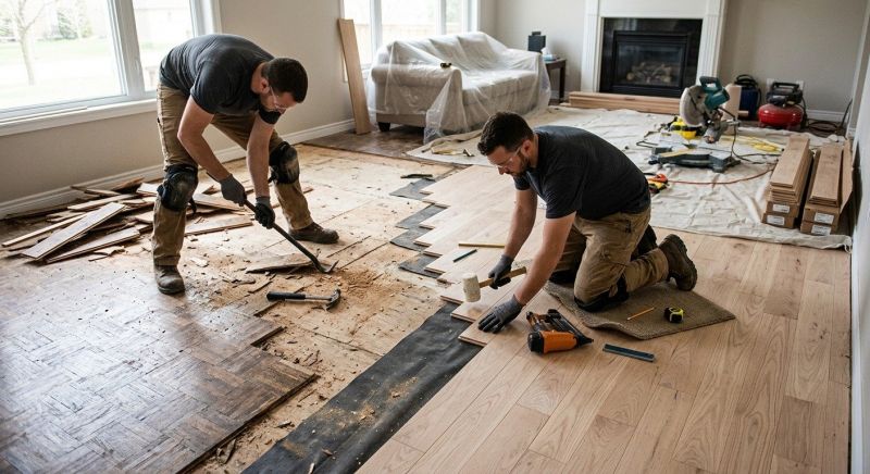 Wood Floor Replacement in Bothell, WA
